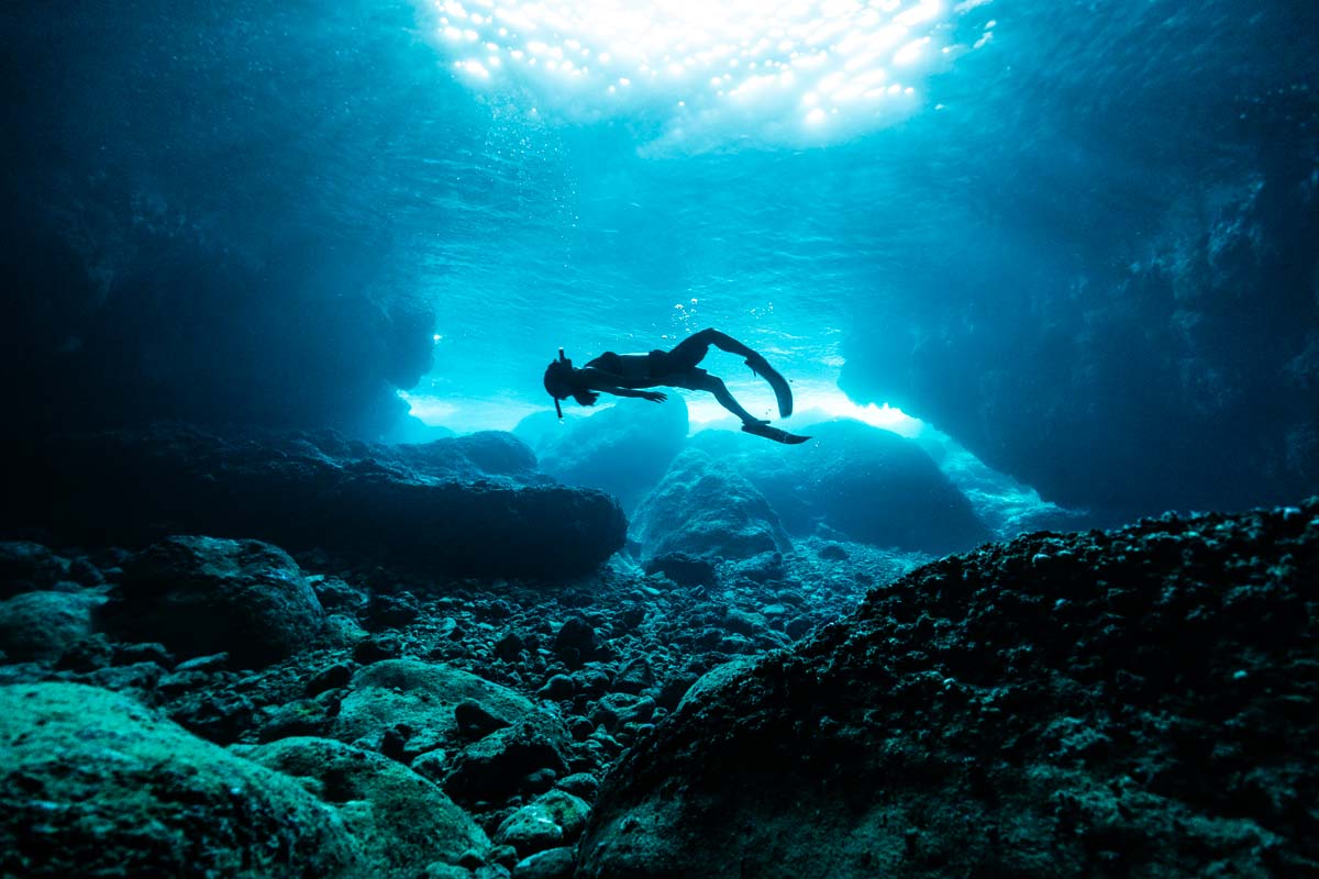 スキンダイビングで過度なハイパーベンチレーション