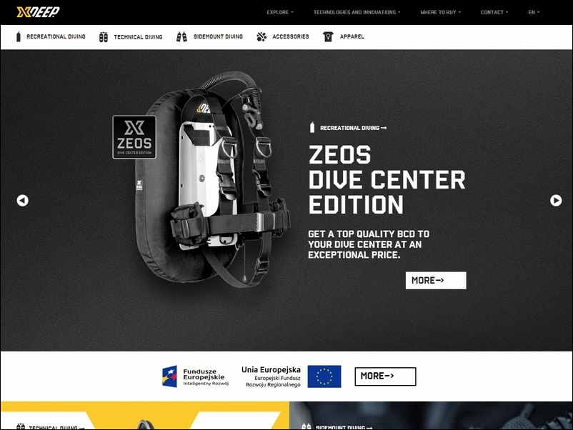 XDEEP(エックスディープ)ダイビング器材